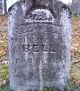 Headstone for Rotha Bell in the Dogbranch Cemetery