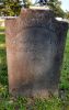 John Bishop's headstone in Dogbranch Cemetery