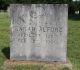 Sarah Alford's headstone in Plumlee Cemetery